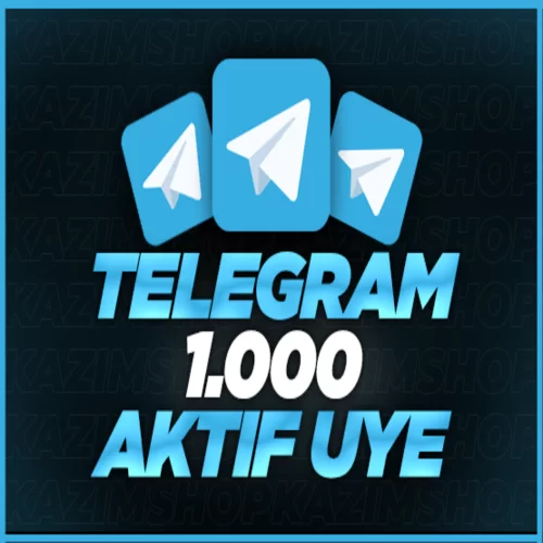  ⭐GARANTİLİ TELEGRAM 1.000 AKTİF ÜYE⭐